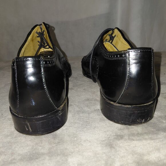Zelli Dress Shoes Mens Size 12M Black Oxford  Leather Lace Up Square Toe main image 12